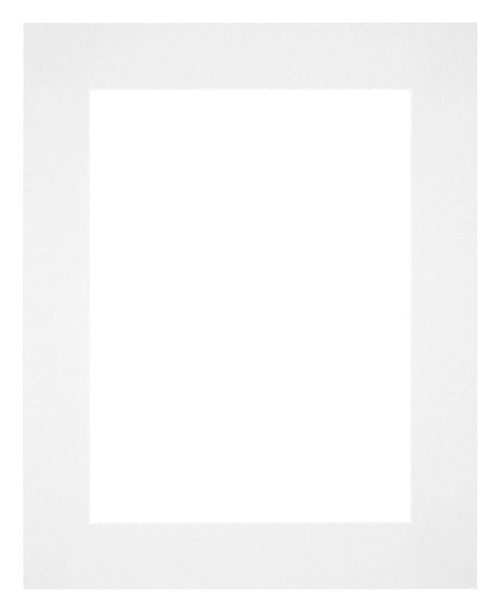 Passe Partout 24x30cm Carton Blanc Bord 6cm Droit De Face | Yourdecoration.fr