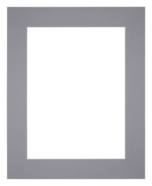 Passe Partout 24x30cm Carton Gris Bord 6cm Droit De Face | Yourdecoration.fr