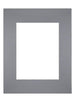 Passe Partout 24x30cm Carton Gris Bord Droit De Face | Yourdecoration.fr