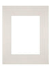 Passe Partout 24x30cm Carton Gris Clair Bord Droit De Face | Yourdecoration.fr