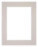 Passe Partout 24x30cm Carton Gris Graniet Bord 6cm Droit De Face | Yourdecoration.fr