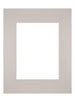 Passe Partout 24x30cm Carton Gris Graniet Bord Droit De Face | Yourdecoration.fr