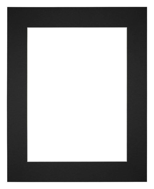 Passe Partout 24x30cm Carton Noir Bord 6cm Droit De Face | Yourdecoration.fr