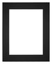 Passe Partout 24x30cm Carton Noir Bord 6cm Droit De Face | Yourdecoration.fr