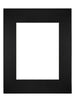 Passe Partout 24x30cm Carton Noir Bord Droit De Face | Yourdecoration.fr