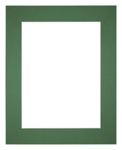 Passe Partout 24x30cm Carton Vert Foret Bord 6cm Droit De Face | Yourdecoration.fr