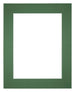 Passe Partout 24x30cm Carton Vert Foret Bord 6cm Droit De Face | Yourdecoration.fr