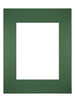 Passe Partout 24x30cm Carton Vert Foret Bord Droit De Face | Yourdecoration.fr