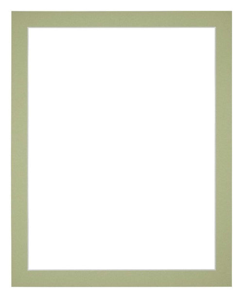 Passe Partout 24x30cm Carton Vert Menthe Bord 3cm Droit De Face | Yourdecoration.fr