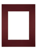 Passe Partout 24x30cm Carton Vin Rouge Bord Droit De Face | Yourdecoration.fr