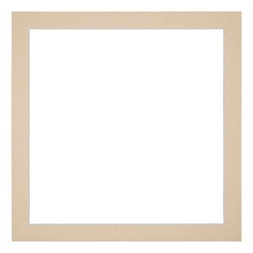 Passe Partout 25x25cm Carton Beige Bord 3cm Droit De Face | Yourdecoration.fr