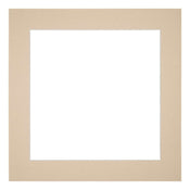 Passe Partout 25x25cm Carton Beige Bord 5cm Droit De Face | Yourdecoration.fr