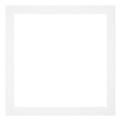 Passe Partout 25x25cm Carton Blanc Bord 3cm Droit De Face | Yourdecoration.fr