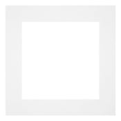 Passe Partout 25x25cm Carton Blanc Bord 6cm Droit De Face | Yourdecoration.fr