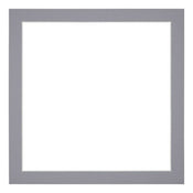 Passe Partout 25x25cm Carton Gris Bord 3cm Droit De Face | Yourdecoration.fr