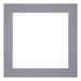 Passe Partout 25x25cm Carton Gris Bord 5cm Droit De Face | Yourdecoration.fr