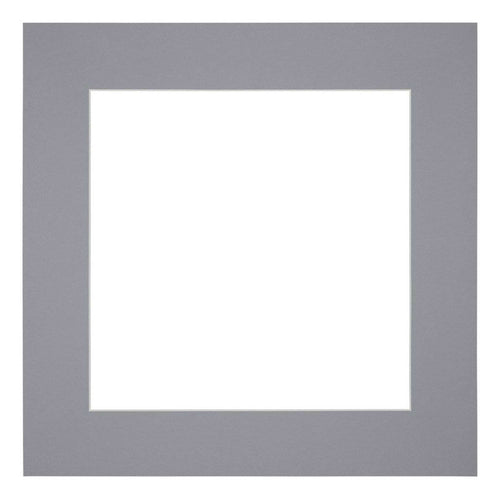 Passe Partout 25x25cm Carton Gris Bord 6cm Droit De Face | Yourdecoration.fr