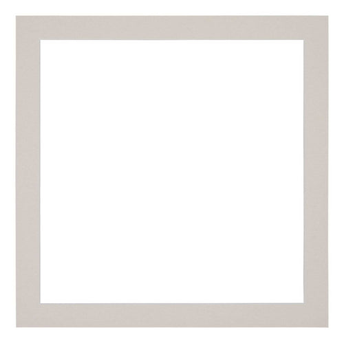 Passe Partout 25x25cm Carton Gris Graniet Bord 3cm Droit De Face | Yourdecoration.fr