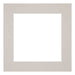 Passe Partout 25x25cm Carton Gris Graniet Bord 6cm Droit De Face | Yourdecoration.fr