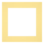 Passe Partout 25x25cm Carton Jaune Bord 6cm Droit De Face | Yourdecoration.fr