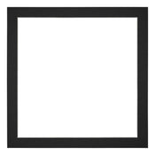 Passe Partout 25x25cm Carton Noir Bord 3cm Droit De Face | Yourdecoration.fr