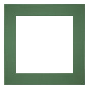 Passe Partout 25x25cm Carton Vert Foret Bord 6cm Droit De Face | Yourdecoration.fr