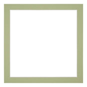 Passe Partout 25x25cm Carton Vert Menthe Bord 3cm Droit De Face | Yourdecoration.fr