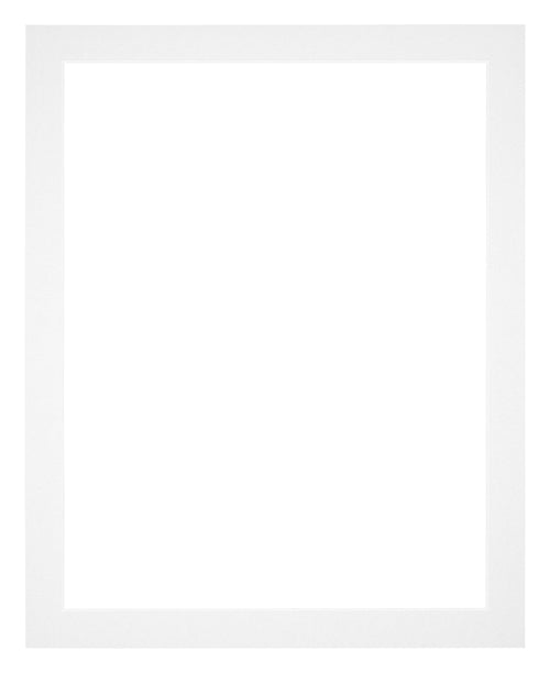 Passe Partout 25x30cm Carton Blanc Bord 3cm Droit De Face | Yourdecoration.fr