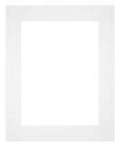 Passe Partout 25x30cm Carton Blanc Bord 6cm Droit De Face | Yourdecoration.fr