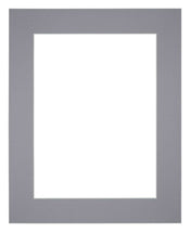 Passe Partout 25x30cm Carton Gris Bord 6cm Droit De Face | Yourdecoration.fr