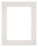 Passe Partout 25x30cm Carton Gris Clair Bord 6cm Droit De Face | Yourdecoration.fr