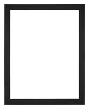 Passe Partout 25x30cm Carton Noir Bord 3cm Droit De Face | Yourdecoration.fr