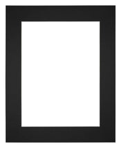 Passe Partout 25x30cm Carton Noir Bord 6cm Droit De Face | Yourdecoration.fr