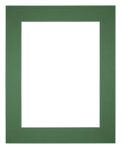 Passe Partout 25x30cm Carton Vert Foret Bord 6cm Droit De Face | Yourdecoration.fr