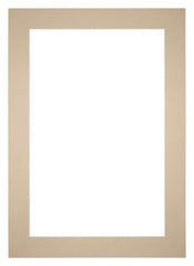 Passe Partout 25x35cm Carton Beige Bord 6cm Droit De Face | Yourdecoration.fr