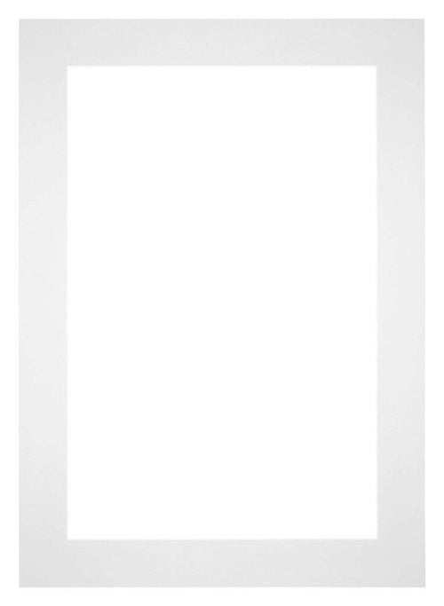 Passe Partout 25x35cm Carton Blanc Bord 6cm Droit De Face | Yourdecoration.fr