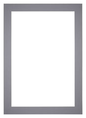 Passe Partout 25x35cm Carton Gris Bord 5cm Droit De Face | Yourdecoration.fr