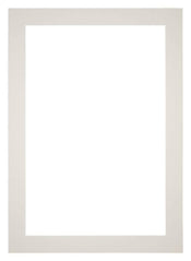 Passe Partout 25x35cm Carton Gris Clair Bord 5cm Droit De Face | Yourdecoration.fr