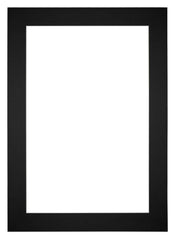 Passe Partout 25x35cm Carton Noir Bord 6cm Droit De Face | Yourdecoration.fr