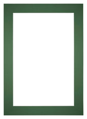 Passe Partout 25x35cm Carton Vert Foret Bord 6cm Droit De Face | Yourdecoration.fr