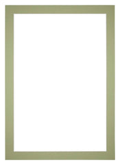 Passe Partout 25x35cm Carton Vert Menthe Bord 4cm Droit De Face | Yourdecoration.fr