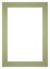 Passe Partout 25x35cm Carton Vert Menthe Bord 6cm Droit De Face | Yourdecoration.fr