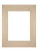 Passe Partout 28x35cm Carton Beige Bord Droit De Face | Yourdecoration.fr