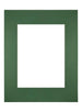 Passe Partout 28x35cm Carton Vert Foret Bord Droit De Face | Yourdecoration.fr