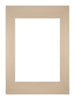 Passe Partout 29 7x42cm A3 A4 Carton Beige Bord Droit De Face | Yourdecoration.fr