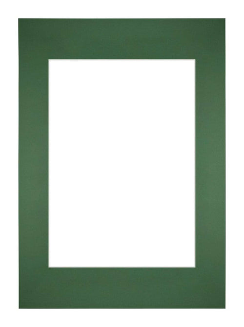 Passe Partout 29 7x42cm A3 A4 Carton Vert Foret Bord Droit De Face | Yourdecoration.fr