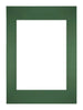 Passe Partout 29 7x42cm A3 A4 Carton Vert Foret Bord Droit De Face | Yourdecoration.fr