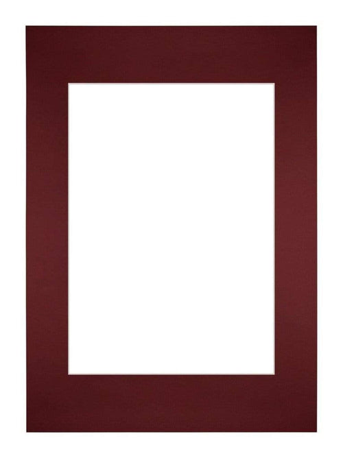 Passe Partout 29 7x42cm A3 A4 Carton Vin Rouge Bord Droit De Face | Yourdecoration.fr