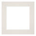 Passe Partout 30x30cm Carton Gris Clair Bord 6cm Droit De Face | Yourdecoration.fr