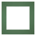 Passe Partout 30x30cm Carton Vert Foret Bord 6cm Droit De Face | Yourdecoration.fr